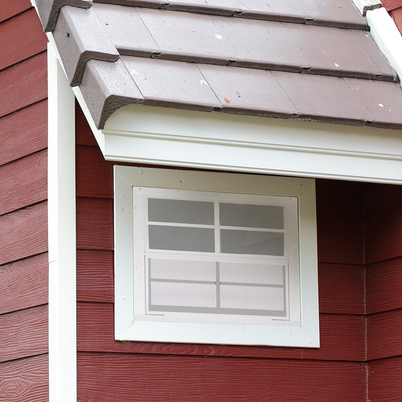 Tandefio 2 Pack Shed Window, 16'' x 16'' White Transom