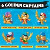 PIRATIX Golden Treasure Series – Captain Pack Bones. Includes 4