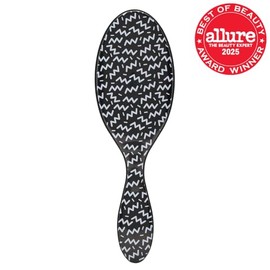 Wet Brush Cepillo de pelo original desenredante – Damas diagonales – exclusivo cerdas IntelliFlex ultra suaves – Protege contra puntas abiertas y rotu