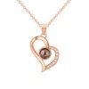 Homeair Cute Girlfriend Gifts for Women,Heart-shaped Necklace with 'I Love