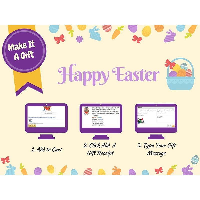 Parent Granola Bars and Easter Care Package (52 Count for