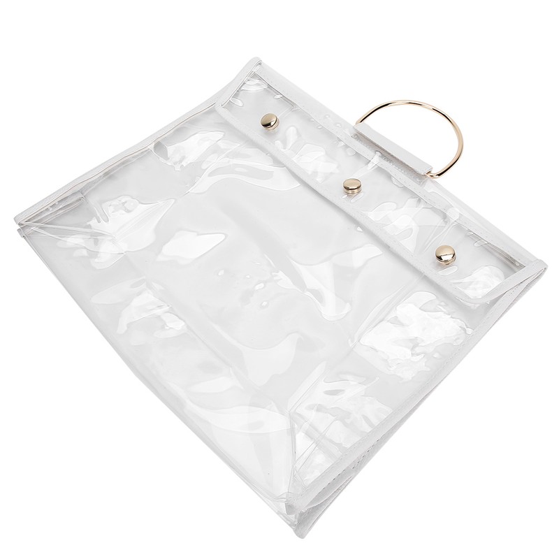 Transparent Waterproof Dustproof Bag Portable Moisture Proof Wardrobe OrganizerC Type
