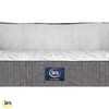 Serta Orthopedic Quilted Couch Dog Bed for Pets – Slate