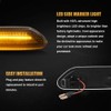 D-Lumina Sequential LED Side Marker Lights Turn Signal Blinker Lamp