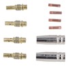 MIG Welding Consumables Kit Copper Contact Tips Connecting Rods Nozzle