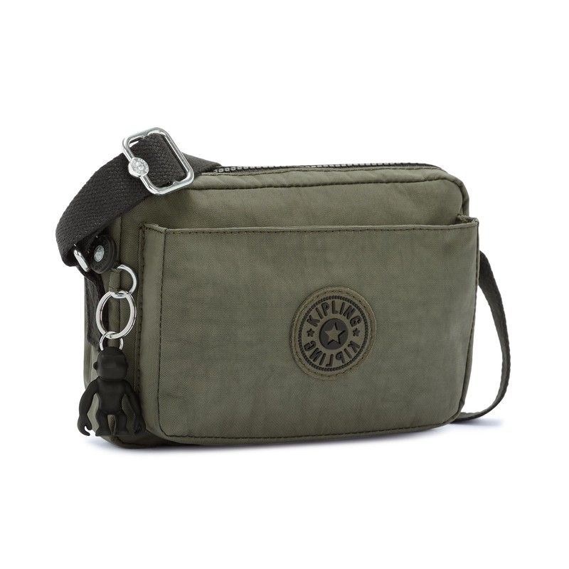 Kipling Women's Abanu Crossbody, Green Moss, 20x13.5x7.5 Centimeters (B x