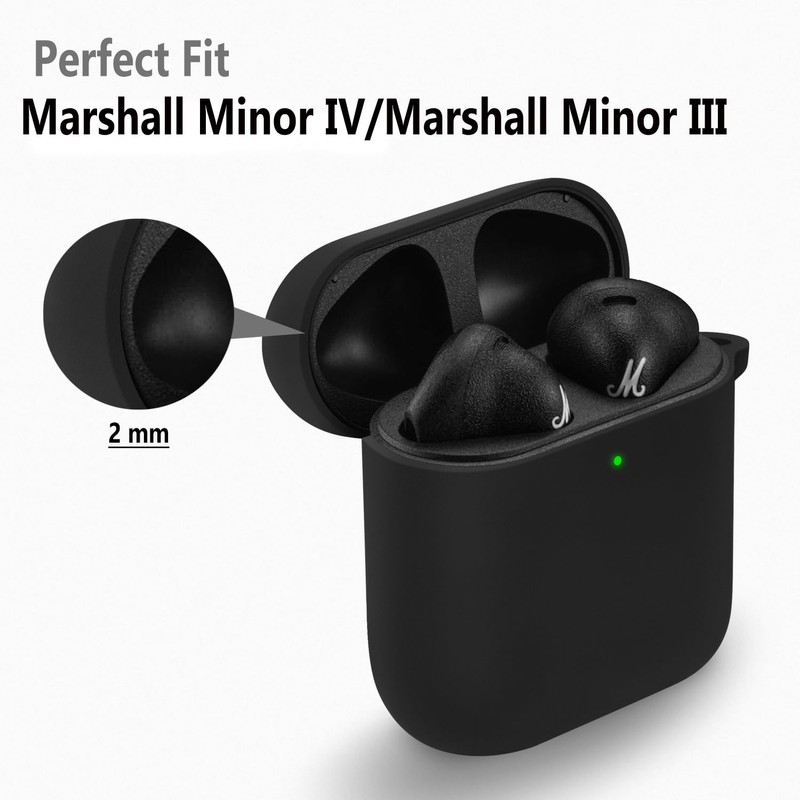 Geiomoo Silicone Case for Marshall Minor IV, Marshall Minor III,
