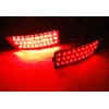 RZG 2x Red Lens Rear Bumper Reflector LED Fog Tail
