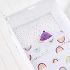 Snuz 3 Piece Crib Bedding Set – Rainbow, 3 Count