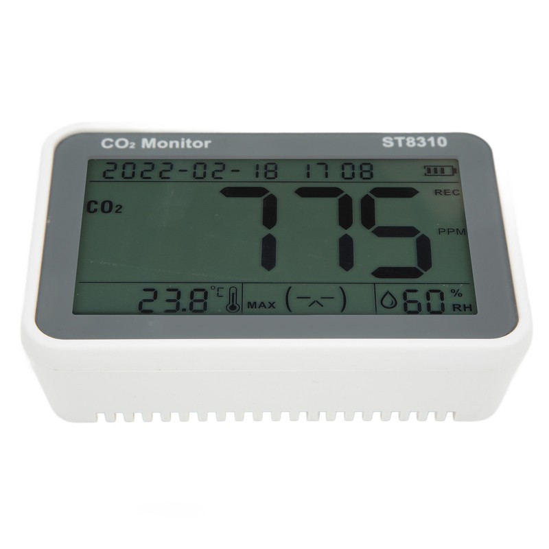 ST8310 LCD Air Quality Monitor Carbon Dioxide Detector CO2 Temperature