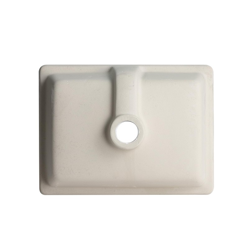 Small Undermount Bathroom Sink 16 Inch White Rectangular Porcelain Ceramic
