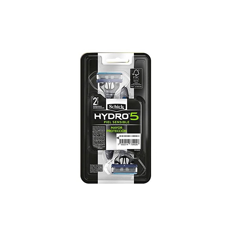 Schick Rastrillos para Hombre de 5 Navajas 2 piezas