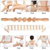 BrandedBranded 7-in-1 Wood Therapy Massage Tools Lymphatic Drainage Massager for