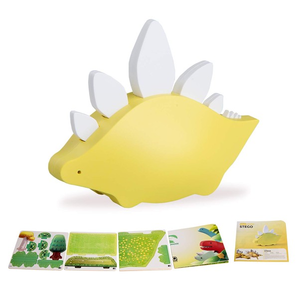 HALFTOYS Collectibles Magnetic Dinosaur Play Sets, 3D Jigsaw Puzzle Building