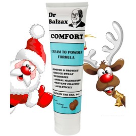 Dr. Balzax Comfort Anti-Chafing Cream, Odor Control, Aluminum-Free, Talc-Free, Sweat Defense. Prevents Skin Chafing & Irritation. Trusted Protection. Quick Drying Formula for Private Parts Hygiene