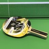 Schildkrot Waldner 500 Table Tennis Bat - Yellow/Grey, 26 cm