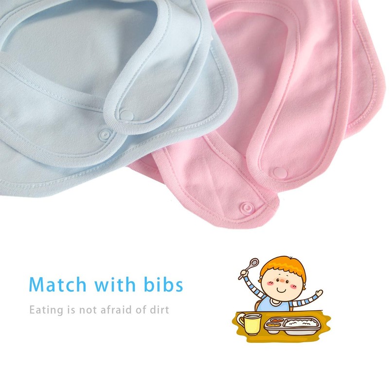 YSCULBUTOL Baby Twins Bibs Born Together Friends Forever Newborn Baby