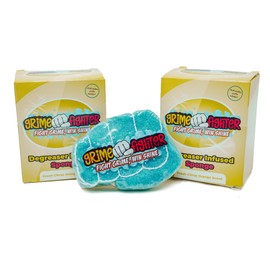 Degreaser Dish Soap Infused Cleaning Sponge, Activates with Water, 4 Pack, Non Scratch, Ergonomic, Fresh Citrus Orange Scent