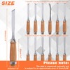 LEONTOOL 12 Pieces Wood Chisel Set Wood Carving Tools Set