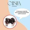CAISHA Large Hairpiece Scrunchy Instant Updo Curly Messy Bun Red