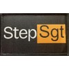 Step SGT Sergeant Funny Military Hook and Loop Morale Patch,