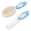 Juego De Peine Y Cepillo Para Bebés, Cerdas Naturales Suaves