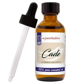 Cade – 2 fl oz (59 ml) Glass Bottle w/Glass Dropper – 100% Pure Essential Oil – GreenHealth