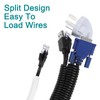 uxcell 3/8 Inch x 25 Ft Split Wire Loom Tubing,