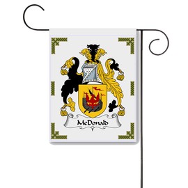 McDonald Coat of Arms/McDonald Family Crest 11 X 15 Garden Flag – Made in the U.S.A.