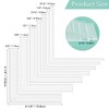 9 Pieces Creative Positioning Pieces Card Corners Helpers with Bone