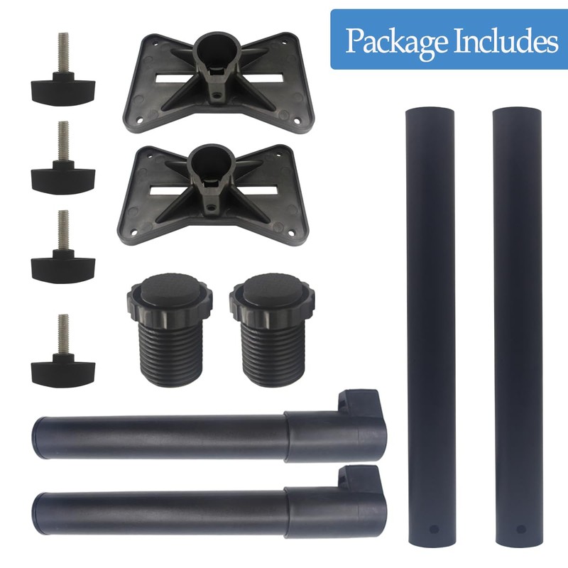 Premium Undermount Sink Brackets Kit - Adjustable Stainless Steel Sink