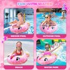 Unicorn Pool Float for Kids with Water Gun, Inflatable Pool