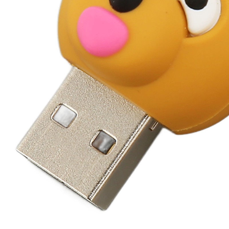 Cartoon USB Flash Drive Cute Dog USB2.0 Interface Plug and