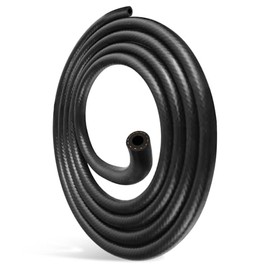Fuel Hose Set, 8 mm x 3 m, NBR Fuel Hose & Oil Hose with 3 Stainless Steel Hose Clamps, Flexible Fuel Line for Small Engines, Trimmers, Motorcycles and Cars
