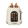 Mecity Toaster 2 Slice, Touch Screen Wide Slot Retro Toaster