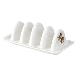 RW WN4089-XL Royal Worcester Wrendale China Toast Rack Mice Design, Ceramic,White