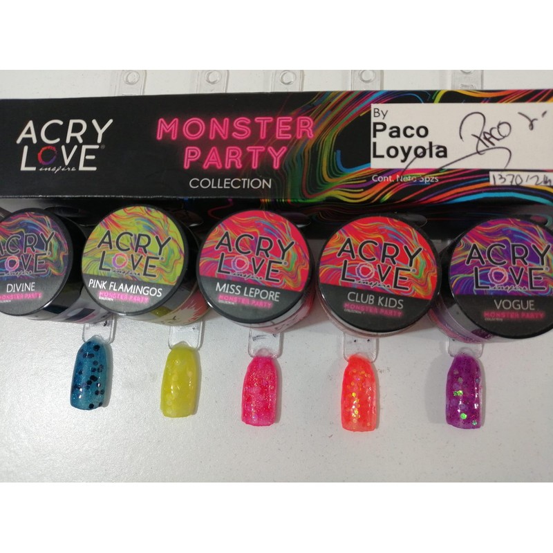 Acry Love Nails Monster Party Acrylic polymer powder collection