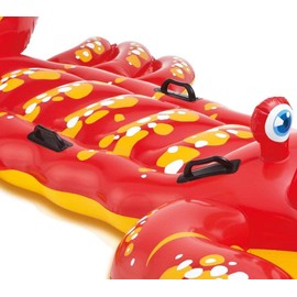 INTEX Giant Lobster Inflatable Pool Float: Animal Pool Toy For Kids – 4 Heavy-Duty Handles – 176lb Weight Capacity – 84" x 54" – For Ages 3+