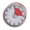 Mechanical Countdown Timer 60 Minute Magnetic Stainless Steel Visual Kitchen