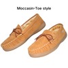 PEDOQU Men Slippers Moccasins Genuine Suede Upper Slippers House Warm