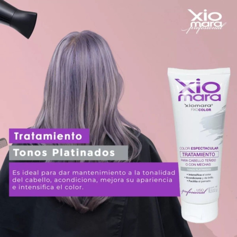 Xiomara Tratamiento Violeta Para Cabello Platinado 200g