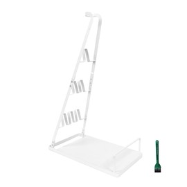 EZ SPARES Vacuum Stand,Storage-Stand-Docking-Station-Holder,Stable Metal Storage Bracket Stand Holder,Compatible with Dyson,Hoover, Eureka, Rainbow,Shop VAC and Most Stick Vacuum(white)
