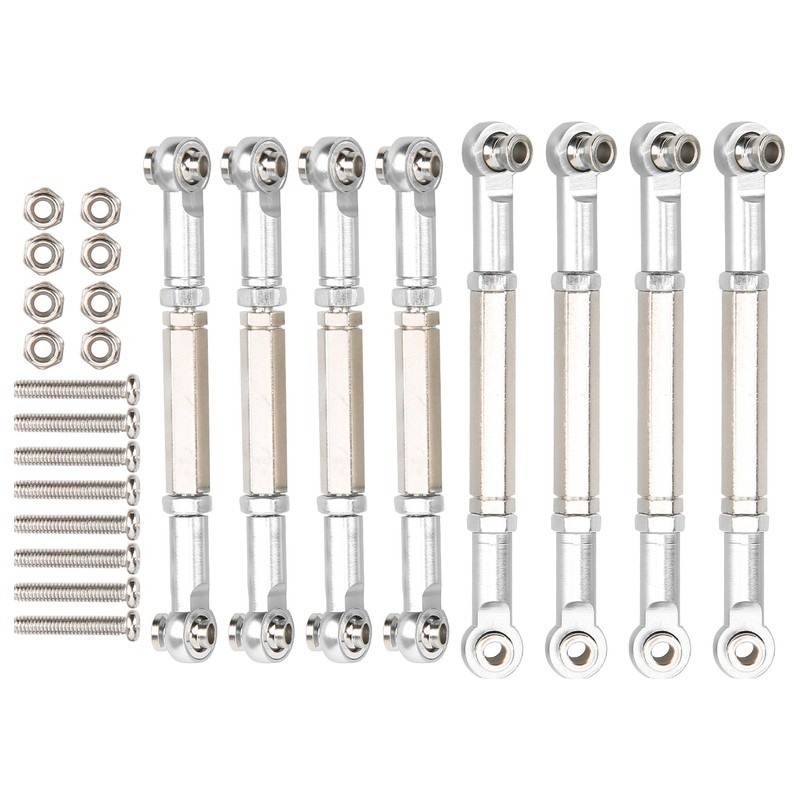 8Pcs Upgrade Metal Pull Rod Steering Pull Rod for WPL/MN/Feiyu