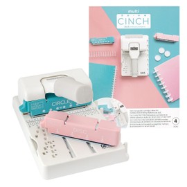 We R Memory Keepers Multi Cinch Kit (2 in 1 Circle & Disc) Book Binding Art Crafts Sewing Scrapbooking Journaling Printmaking Paper Craft Office Home Card Stock DIY Card Making Sticker Machine