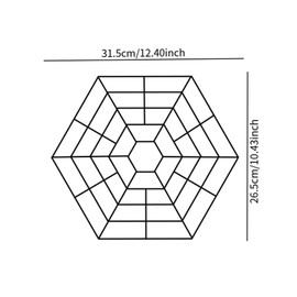 Generic 20Pcs Fishing Pond Net Protectors Netting Accessories Easy Install Hexagonal Pond Guards Protective Covers for Backyard