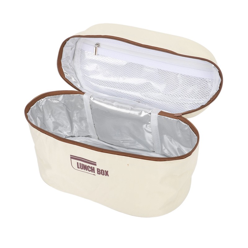 Insulated Lunch Container 304 Stainless Steel Leakproof Portable Round Thermal