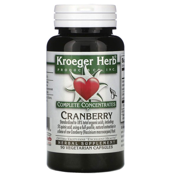 Cranberrry Complete Concentrate Kroeger Herbs 90 VCaps