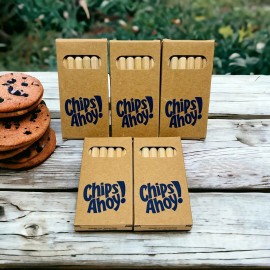Chips Ahoy! Colored Pencil set: 6 colored pencils 5 Boxes