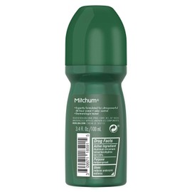 Mitchum Roll-On Anti-Perspirant and Deodorant for Men | Powerful Anti-Sweat | Unscented 3.4 Oz (Pack of 2)