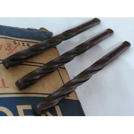 Hayden Drills 3 PCS 13/64" Core Drill Jobber Length 4 Flute HSS Spiral Flute RH Cut Hayden